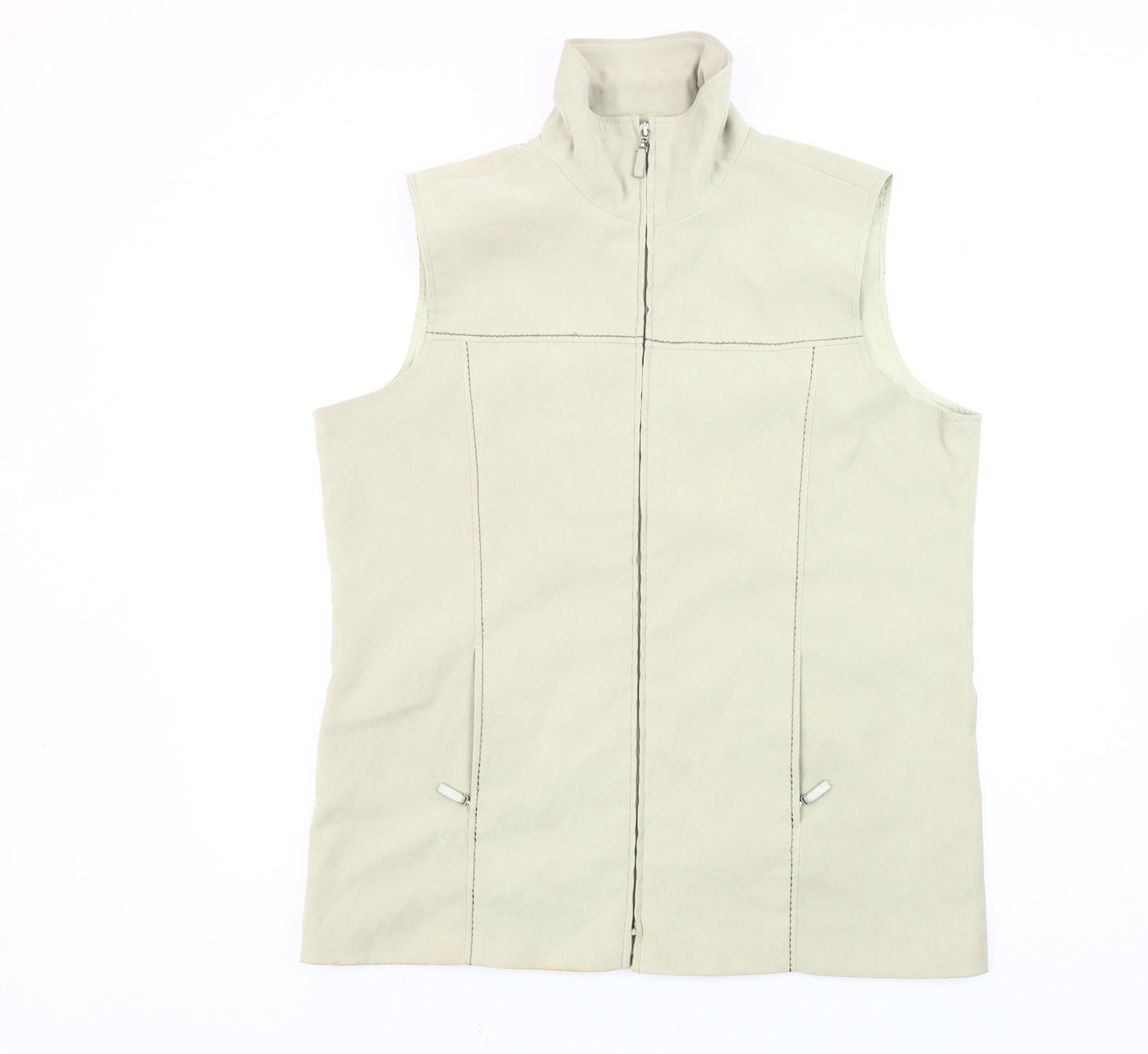 Womens UK Size L Joella Di Marco Beige Gilet