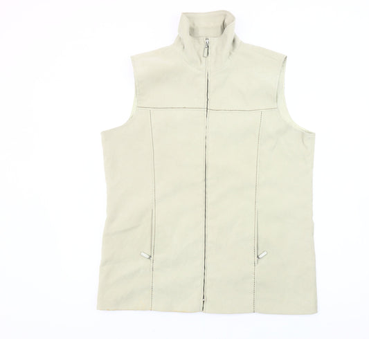 Womens UK Size L Joella Di Marco Beige Gilet