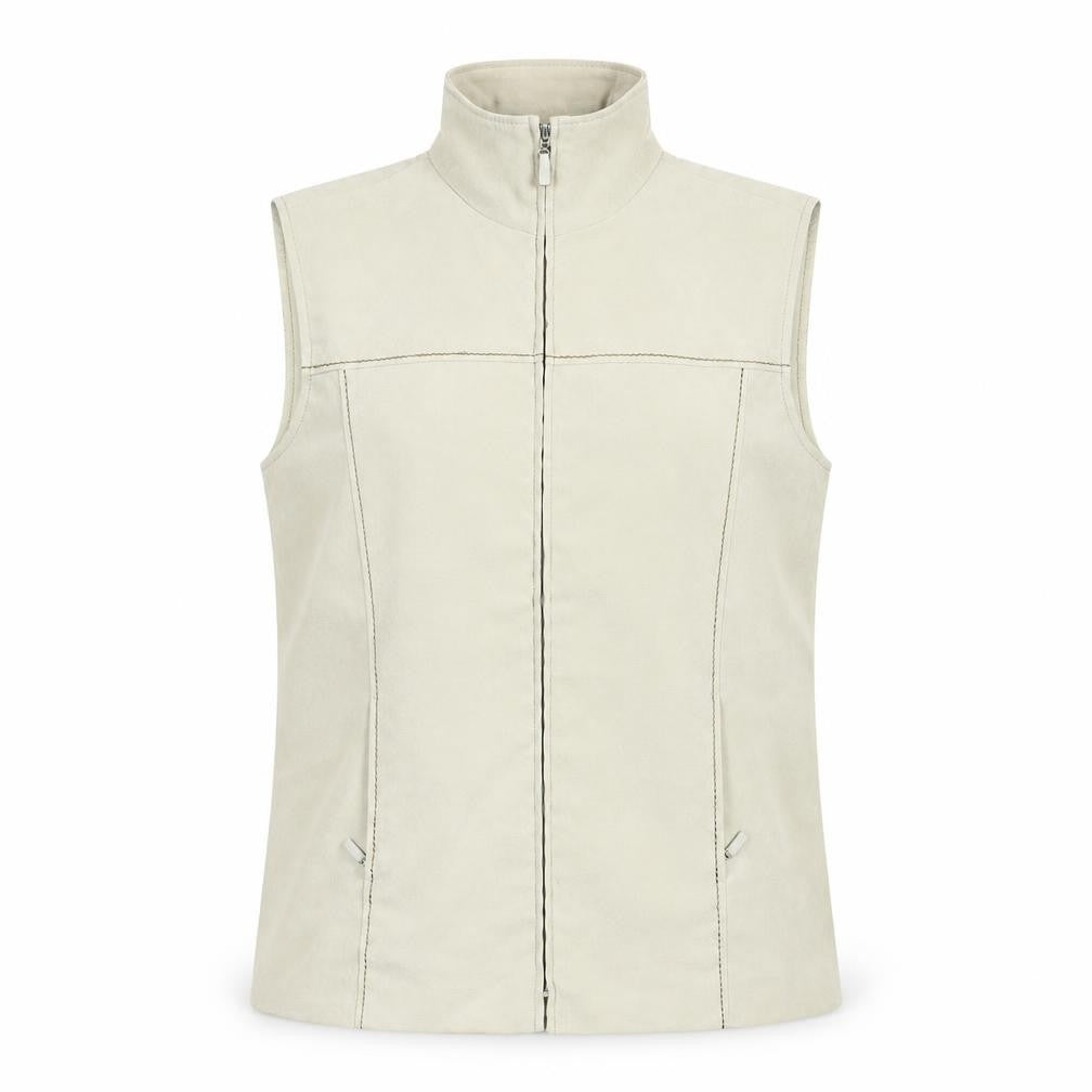 Womens UK Size L Joella Di Marco Beige Gilet
