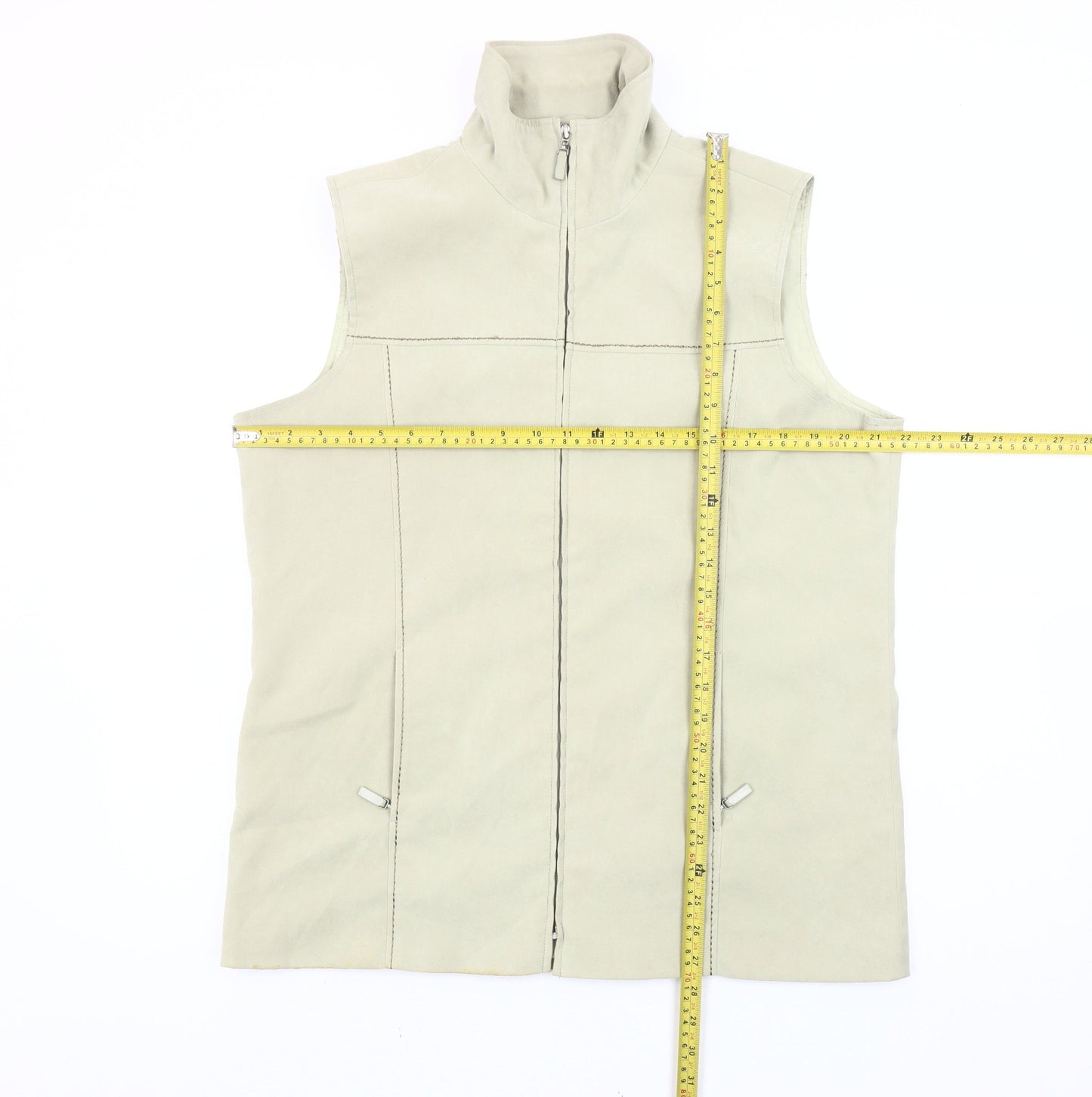 Womens UK Size L Joella Di Marco Beige Gilet