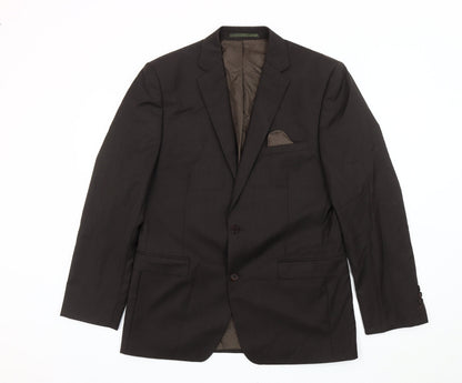 Mens UK Size 40 French Connection Regular Brown Suit Jacket