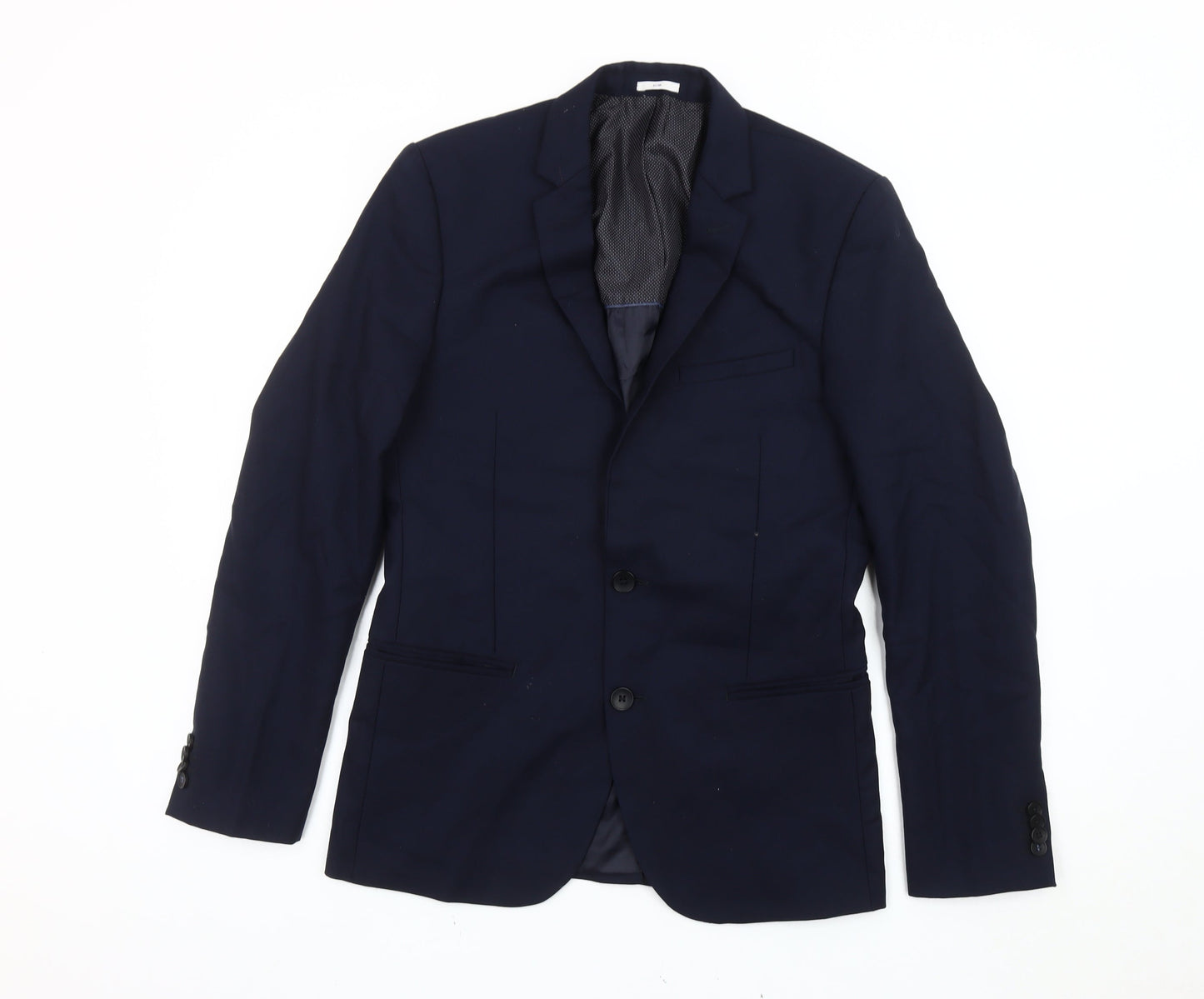 Mens UK Size 36 Jules Regular Blue Suit Jacket