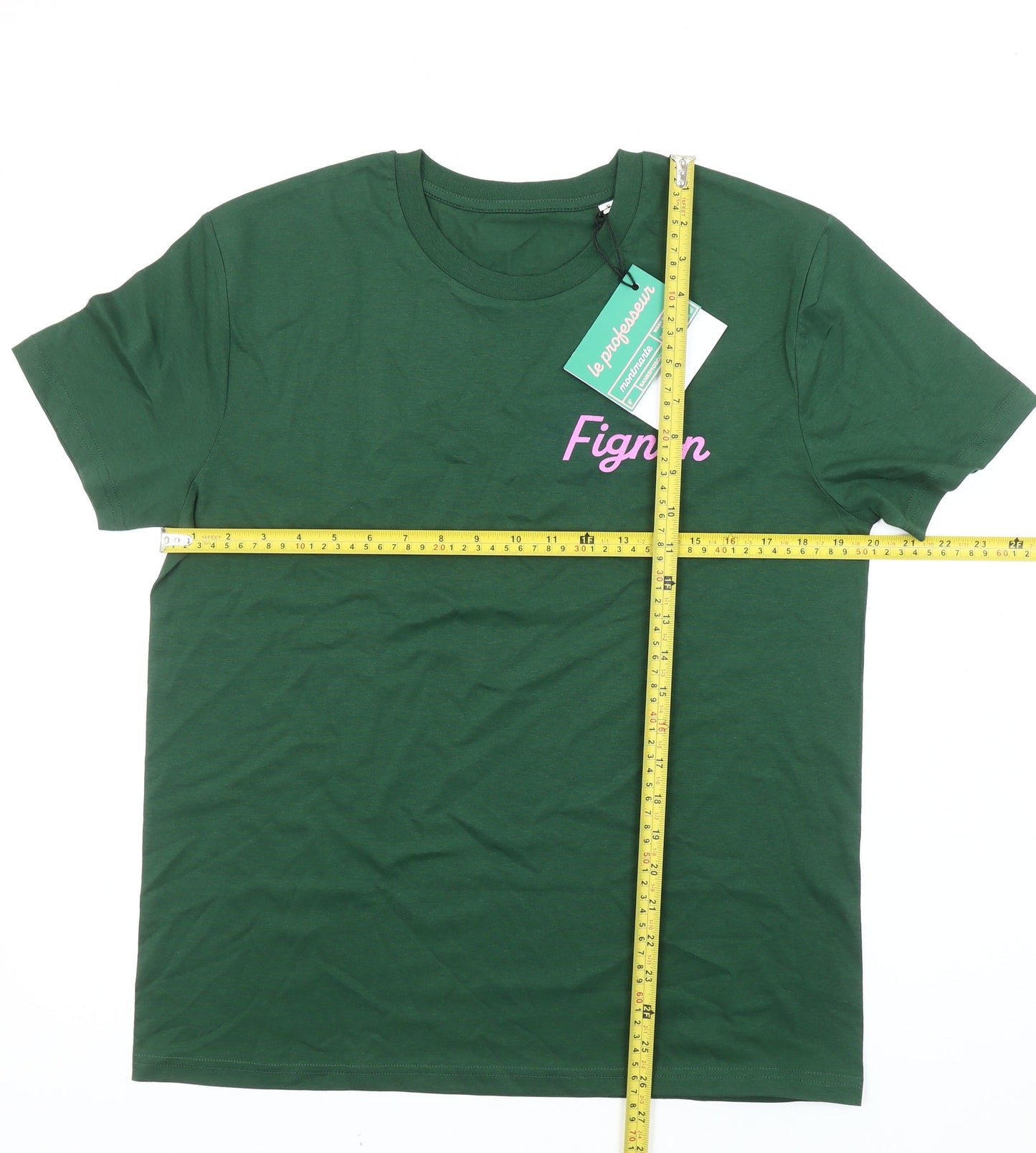 Stanley/Stella Men’s Green S Graphic Logo Cotton T-Shirt