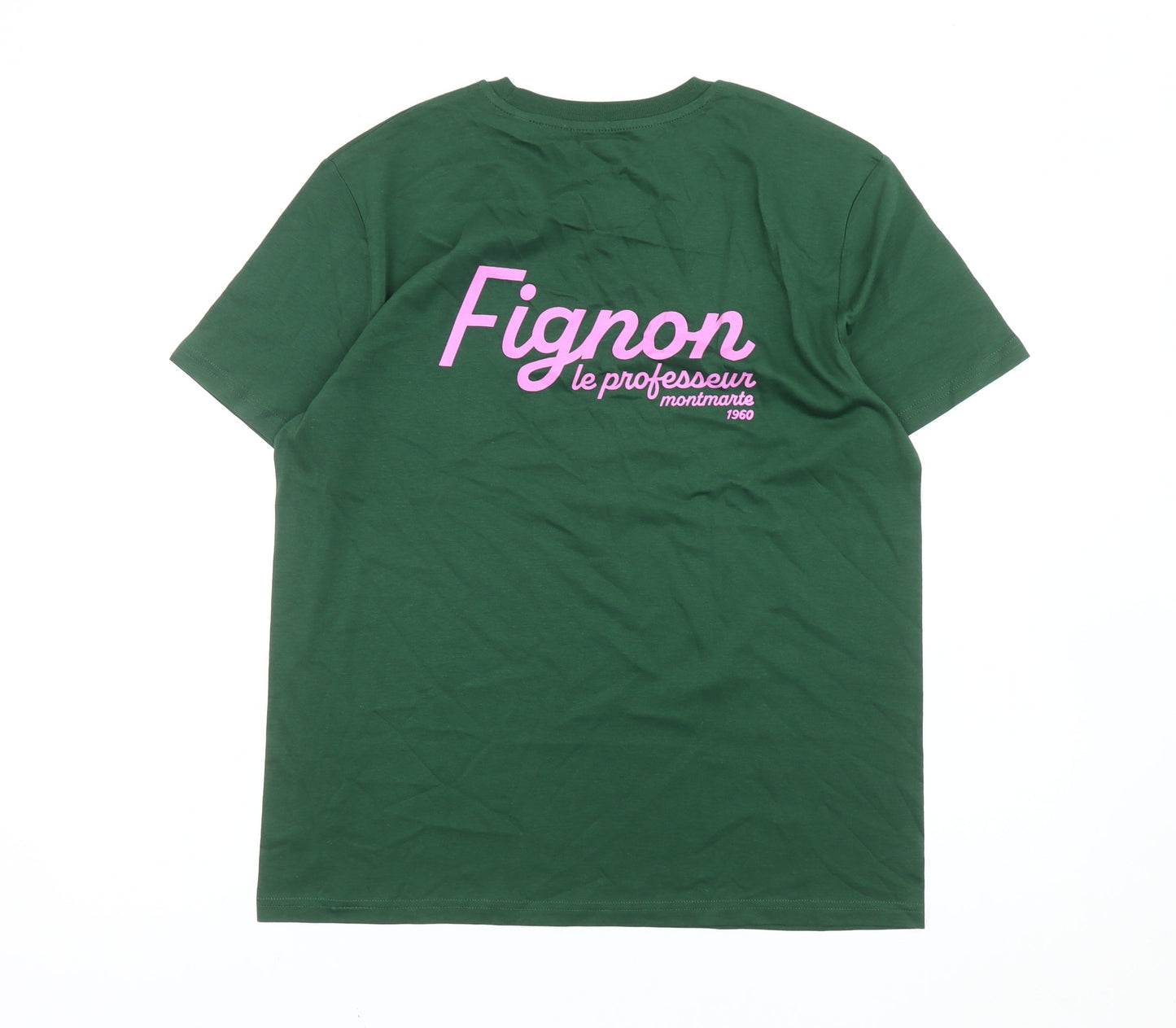 Stanley/Stella Men’s Green S Graphic Logo Cotton T-Shirt