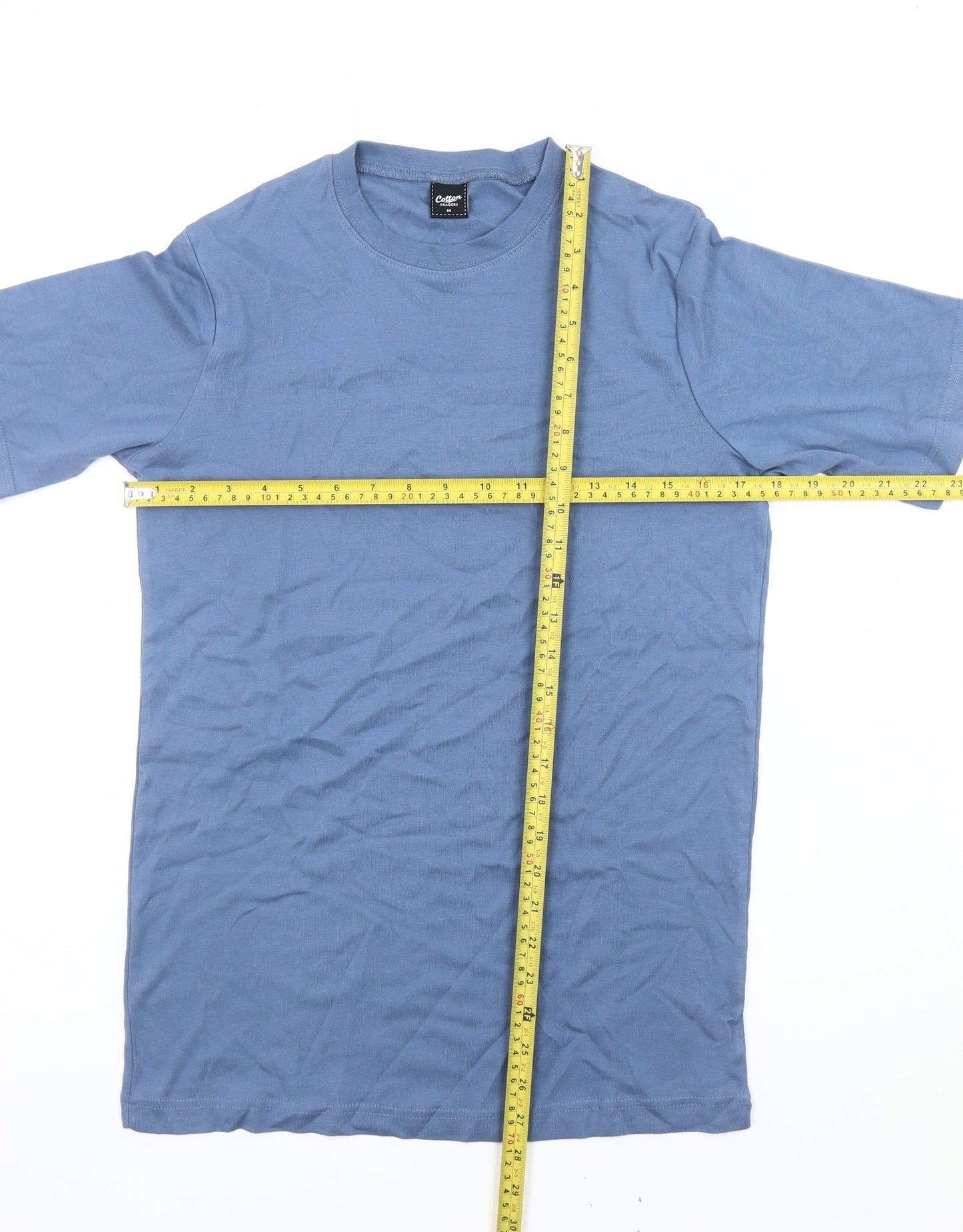 Mens UK Size M Cotton Traders Blue  T-Shirt