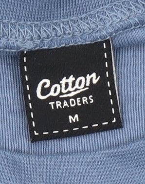 Mens UK Size M Cotton Traders Blue  T-Shirt