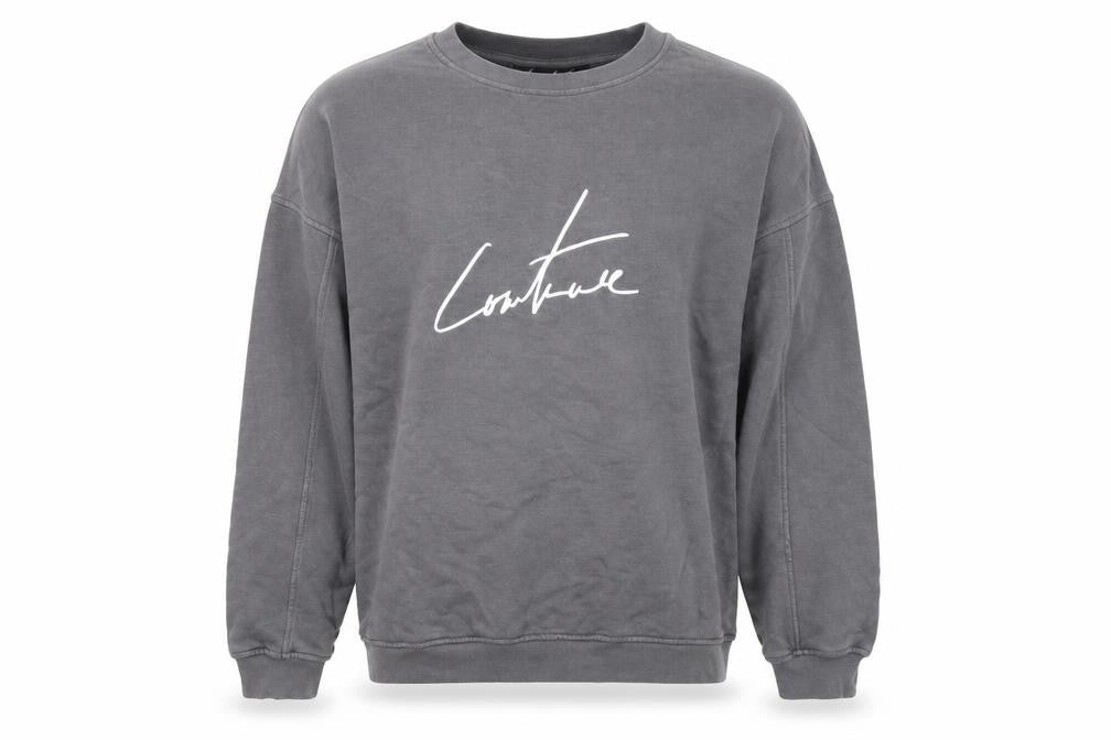 Mens UK Size S Couture Grey Pullover Sweatshirt