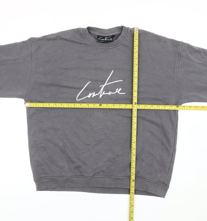 Mens UK Size S Couture Grey Pullover Sweatshirt