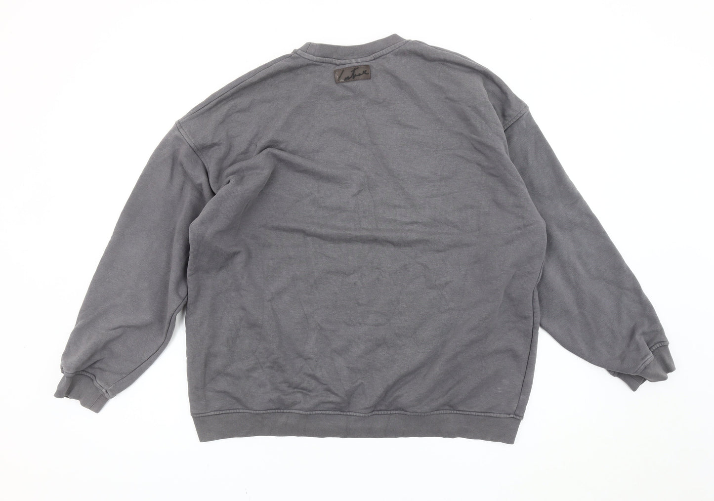 Mens UK Size S Couture Grey Pullover Sweatshirt
