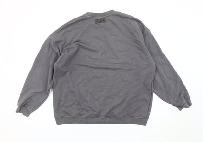Mens UK Size S Couture Grey Pullover Sweatshirt