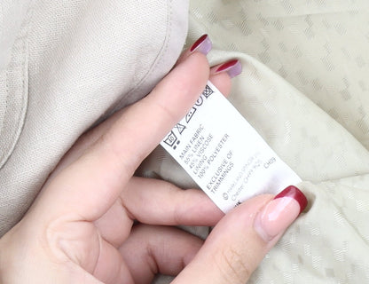 Marks and Spencer Women Beige Petite Blazer Jacket Size 12 Linen Blend