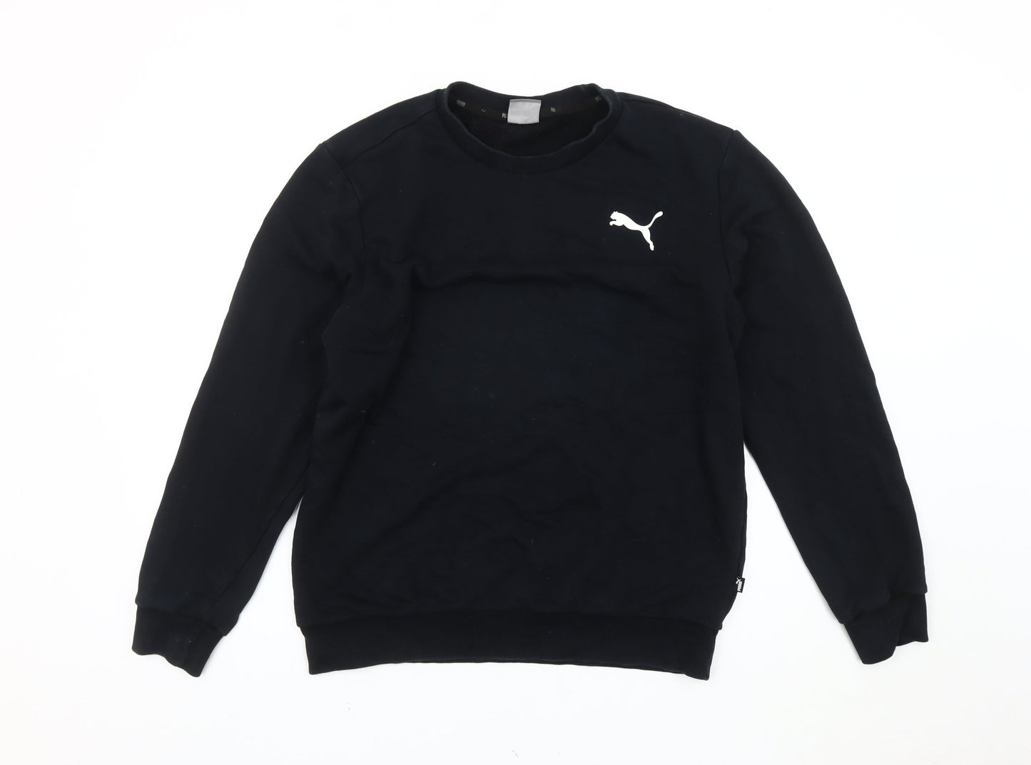 Mens UK Size M PUMA Black Pullover Sweatshirt