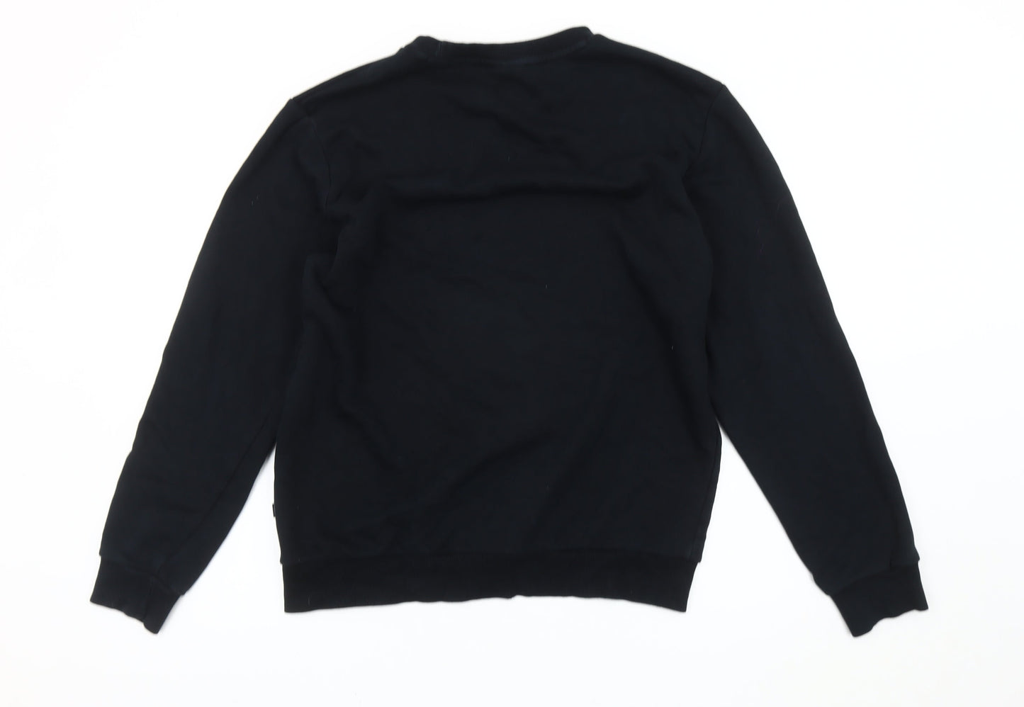 Mens UK Size M PUMA Black Pullover Sweatshirt