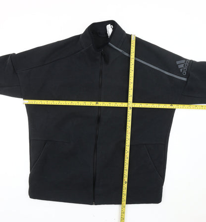 Adidas Men’s Black XL Basic Jacket Full Zip Sports Training