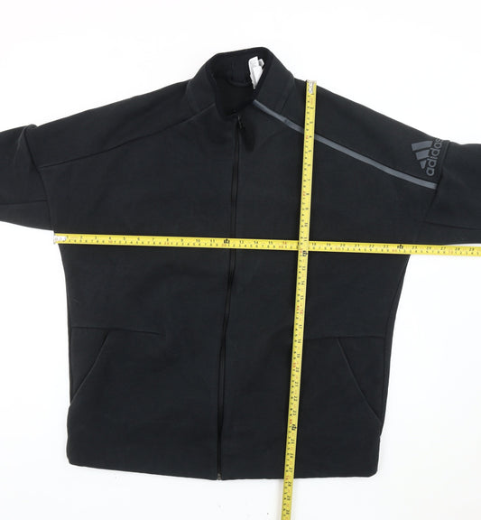 Adidas Men’s Black XL Basic Jacket Full Zip Sports Training