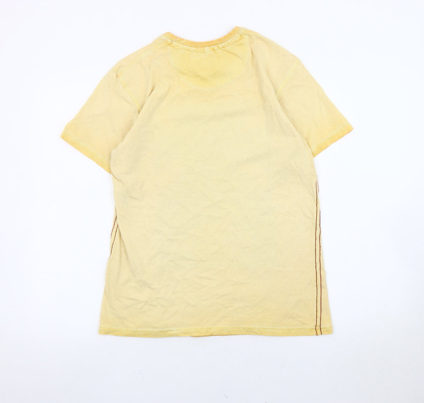 Joe Browns Men's Yellow Graphic Music T-Shirt Size S