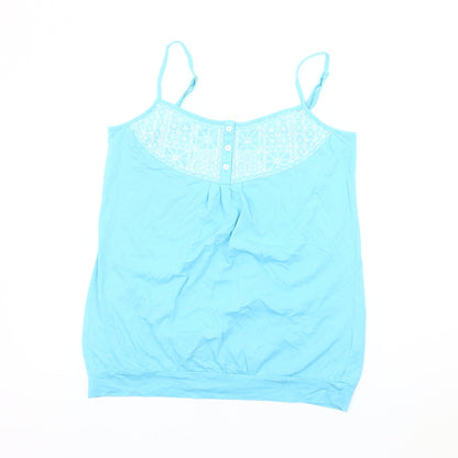 Womens UK Size L Monsoon Blue Camisole Tank