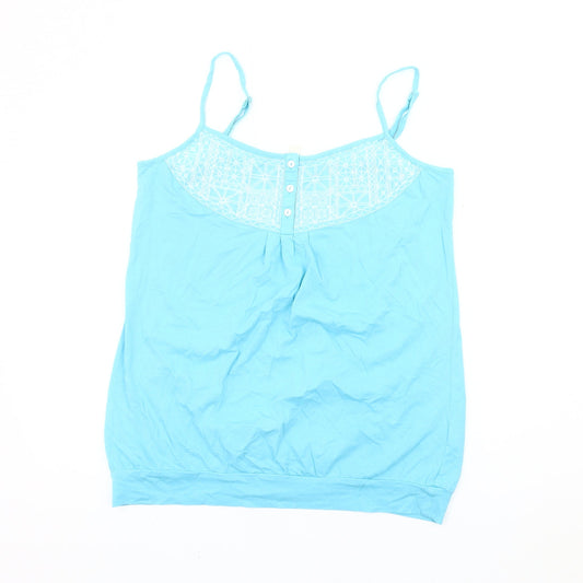 Womens UK Size L Monsoon Blue Camisole Tank