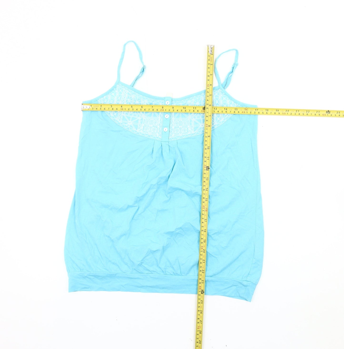Womens UK Size L Monsoon Blue Camisole Tank