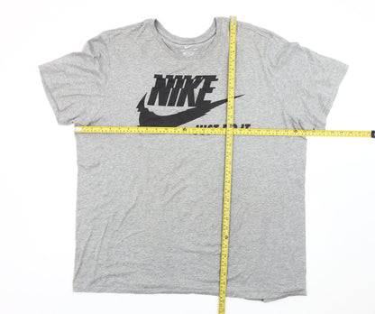 Nike Men’s Grey 2XL Athletic Fit Short Sleeve Sports T-Shirt