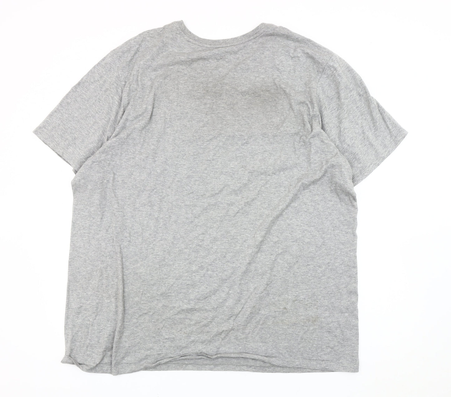 Nike Men’s Grey 2XL Athletic Fit Short Sleeve Sports T-Shirt