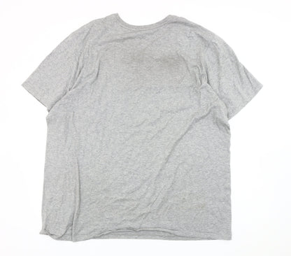 Nike Men’s Grey 2XL Athletic Fit Short Sleeve Sports T-Shirt