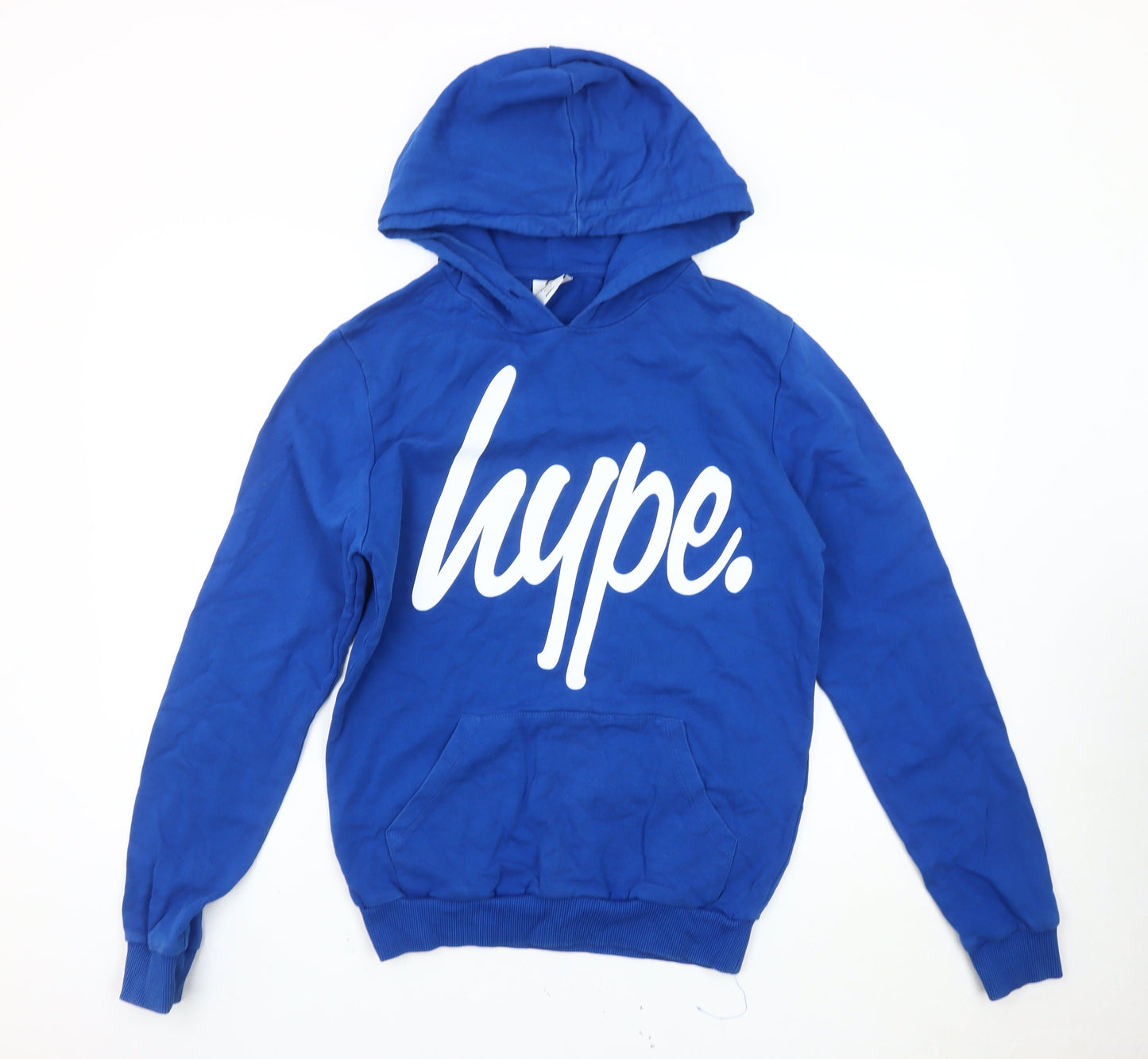 Mens UK Size S Hype Blue Pullover Hoodie