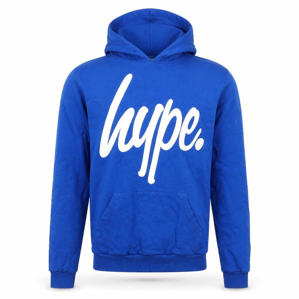 Mens UK Size S Hype Blue Pullover Hoodie
