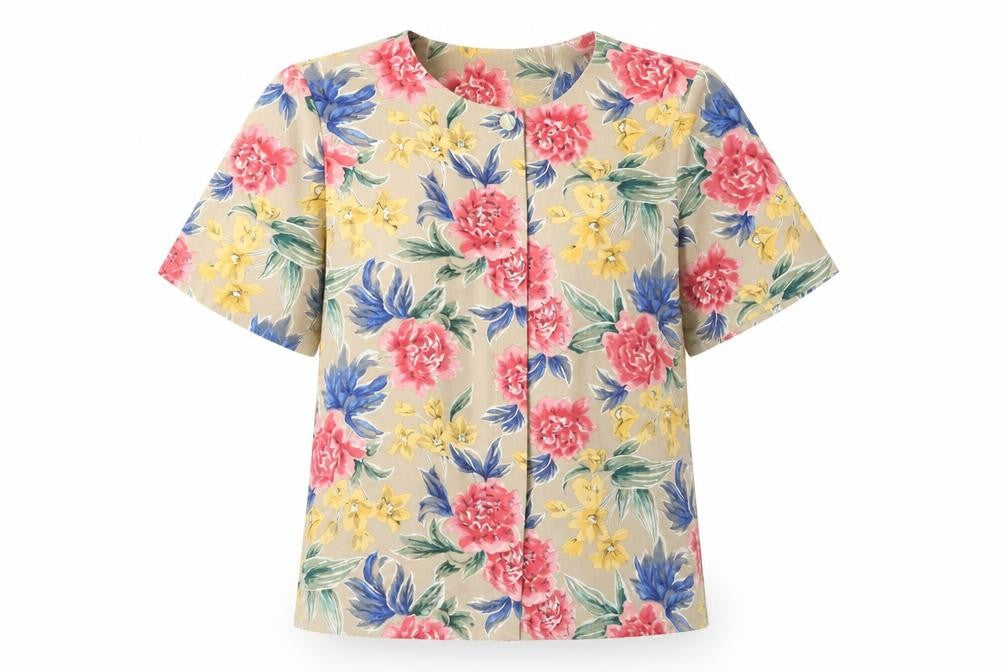 Womens UK Size 8 Talbots Multicoloured Basic Blouse