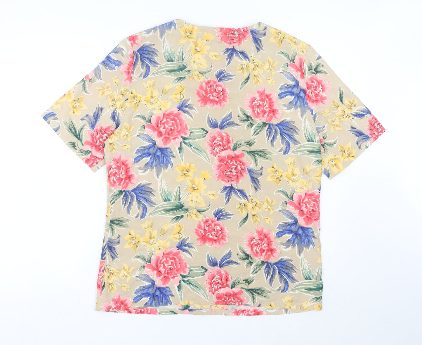 Womens UK Size 8 Talbots Multicoloured Basic Blouse