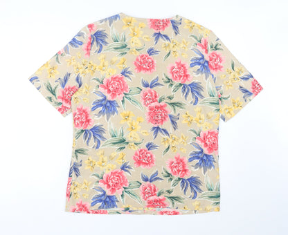 Womens UK Size 8 Talbots Multicoloured Basic Blouse