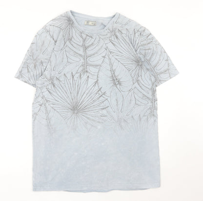 Womens UK Size L NEXT Blue Basic T-Shirt