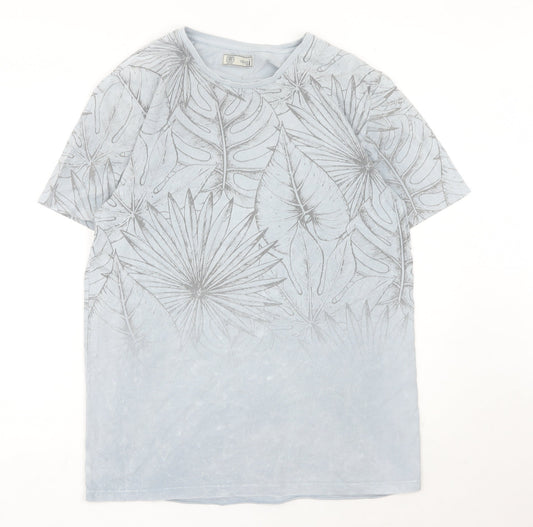 Womens UK Size L NEXT Blue Basic T-Shirt