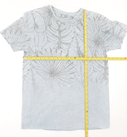 Womens UK Size L NEXT Blue Basic T-Shirt