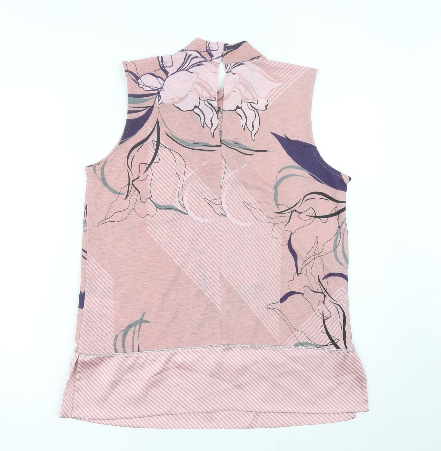 Womens UK Size 12 NEXT Pink Tunic Blouse