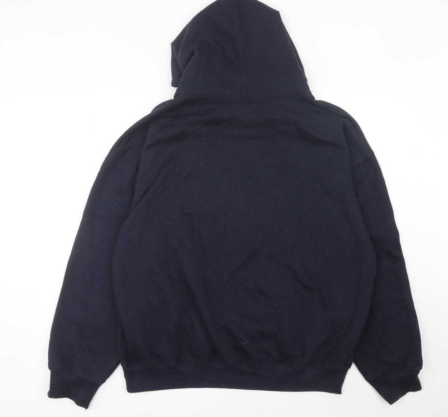Mens UK Size L boohooMAN Black Pullover Hoodie
