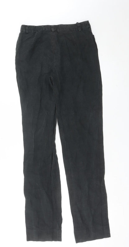 Womens UK Size 4 Ralph Lauren Classic Fit CasualBusinessTravel Black Trousers