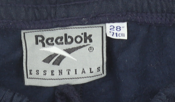 Reebok Mens Blue Sweatpants 28in Waist Regular Fit Sports Casual Joggers