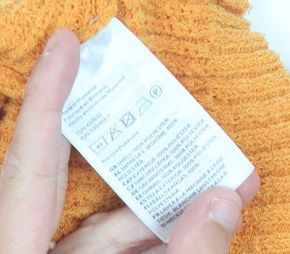 H&M Divided Women’s Pink Orange Sleeveless Knit Vest Jumper S