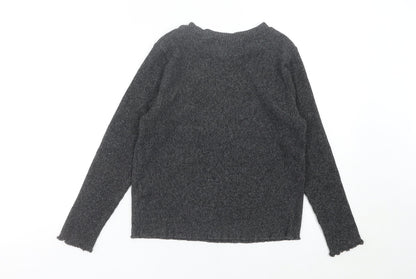 Womens UK Size 1214 Disney Grey Basic T-Shirt