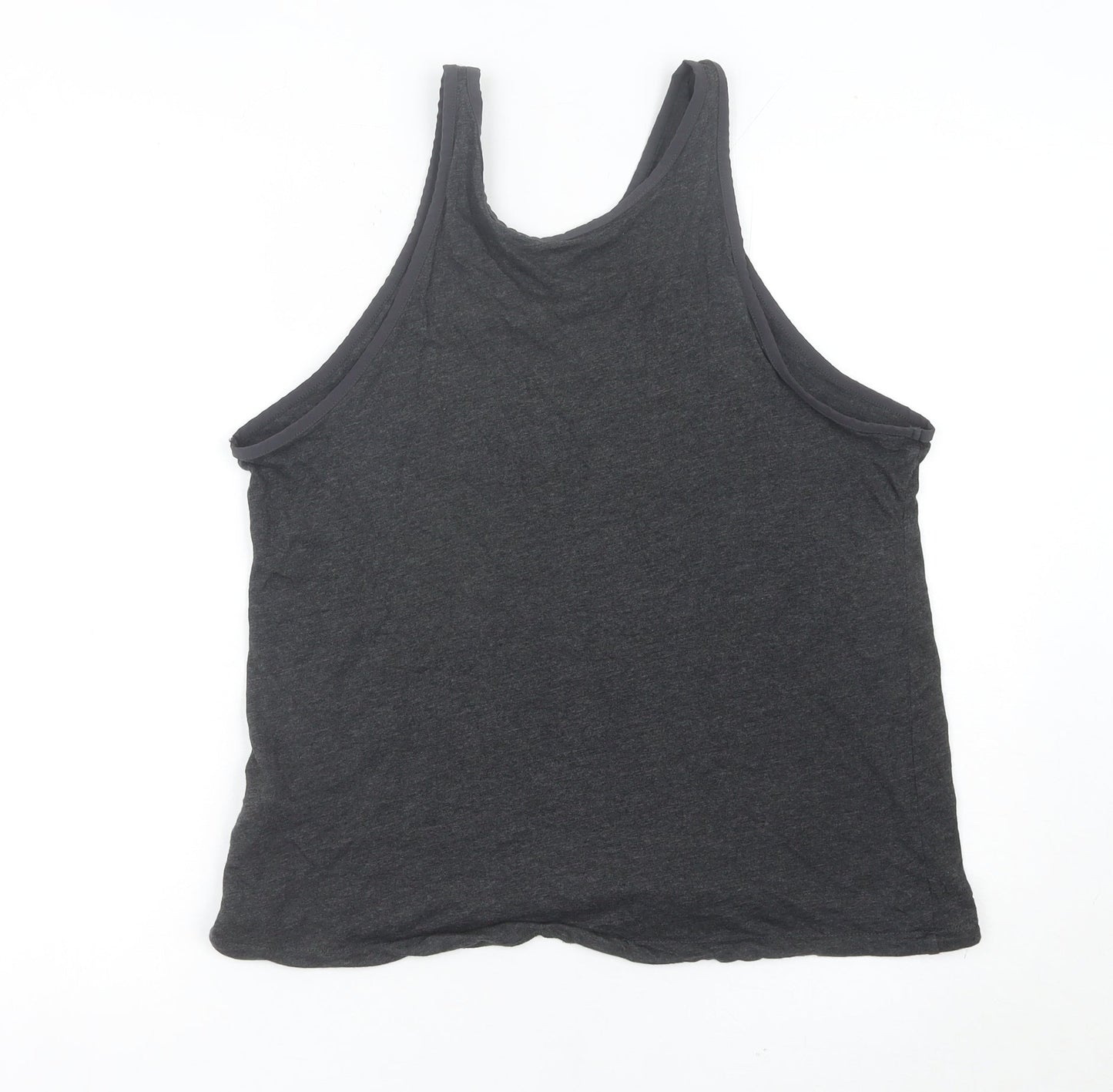 Puma Womens Grey Tank Top Size 12 Activewear Gym Yoga Sports