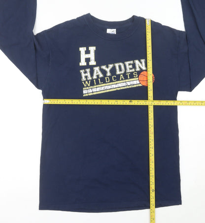 Mens UK Size M Gildan Blue  T-Shirt