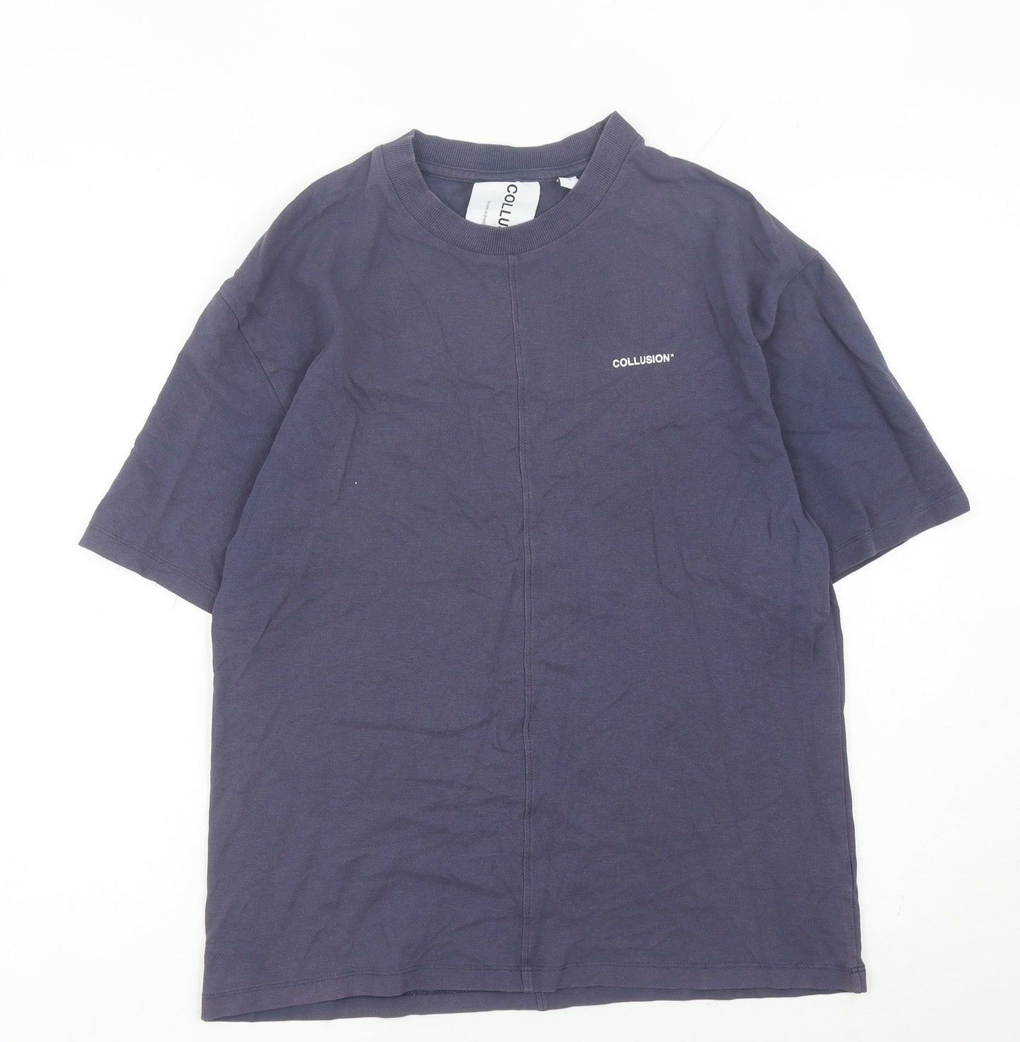 Mens UK Size XS COLLUSION Blue  T-Shirt
