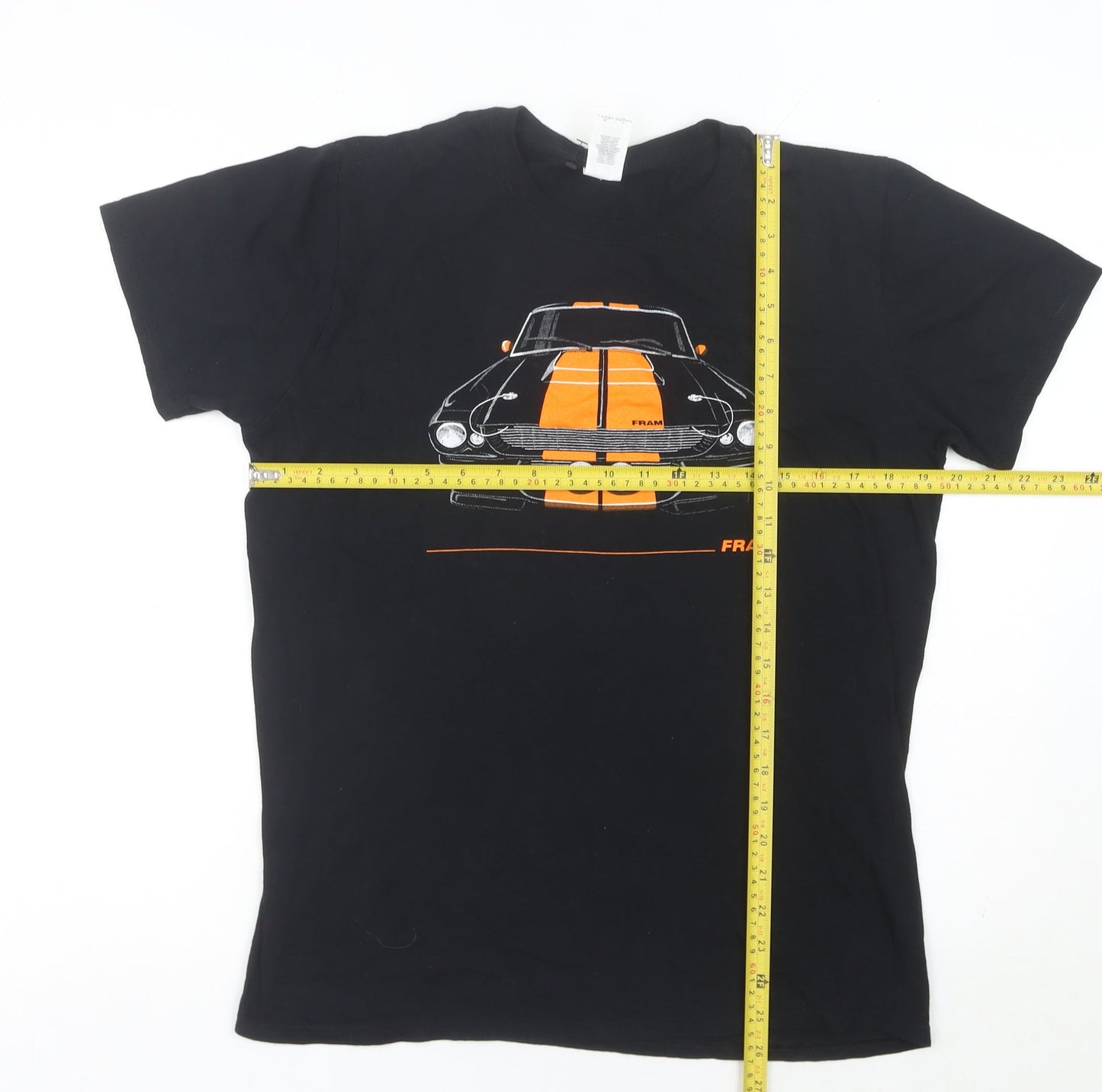 Mens UK Size M Gildan Black  T-Shirt