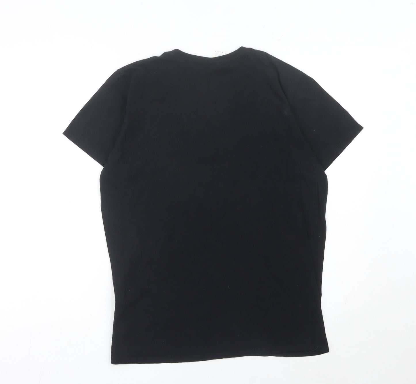 Mens UK Size M Gildan Black  T-Shirt