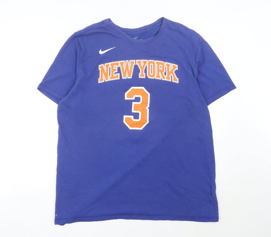Nike Men's XL Blue NBA New York Knicks Hardaway Jr T-Shirt