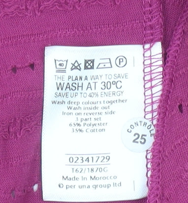 Womens UK Size 10 Marks and Spencer Pink Cardigan Jumper