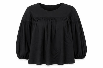 Womens UK Size 14 River Island Black Bohemian Blouse