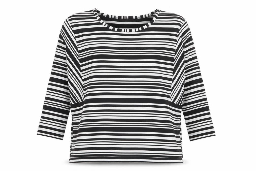 Womens UK Size 24 Anthology Black Basic T-Shirt