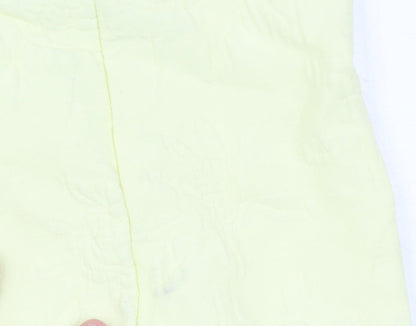 Miss Selfridge Women Yellow UK 12 Lightweight Mid-Length Blazer